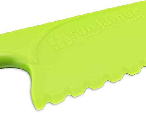 San Jamar Carlisle FoodService Products LK200W Nylon Lettuce Knife, 12" Length, Green