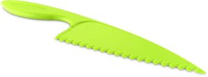 san jamar carlisle foodservice products lk200w nylon lettuce knife, 12" length, green