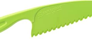 San Jamar Carlisle FoodService Products LK200W Nylon Lettuce Knife, 12" Length, Green