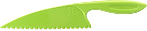 San Jamar Carlisle FoodService Products LK200W Nylon Lettuce Knife, 12" Length, Green