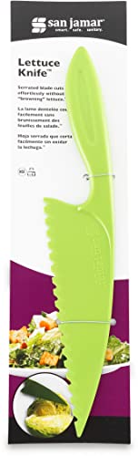 San Jamar Carlisle FoodService Products LK200W Nylon Lettuce Knife, 12" Length, Green