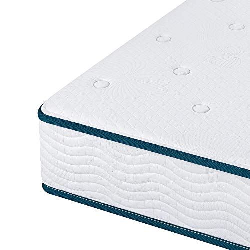 Olee Sleep 9 Inch Skyline Tight Top Innerspring Hybrid Mattress, Gel Memory Foam, Mattress in a Box, CertiPUR-US Certified, Full