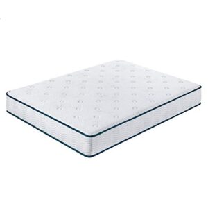 Olee Sleep 9 Inch Skyline Tight Top Innerspring Hybrid Mattress, Gel Memory Foam, Mattress in a Box, CertiPUR-US Certified, Full