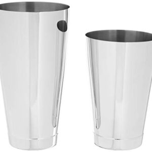 Barfly Shaker Cocktail Tin, Set (18 oz and 28 oz), Stainless Steel,M37009