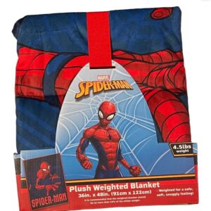 Jay Franco Spiderman Web Crawler 4.5 Pounds Weighted Blanket