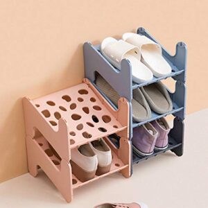 Cabilock Stackable Shoe Storage Shoe Slots Organizer Shoe Stacker Space Saver Shoe Rack Holder for Closet Organization High Low Heels Sneakers Sandals Entryway Shoe Storage Cabinet