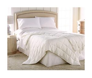 harmonia blanket 20 lbs :: cotton shell, glass bead fill, 60" x 80", white + duvet cover, weighted blanket adult 20 lbs