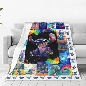ultra-soft micro fleece blanket microfiber throw blankets for couch sofa bed (60"x50")