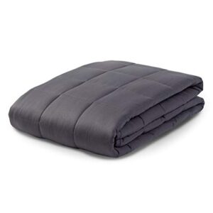 purecare zensory 20 lb. weighted blanket, hypoallergenic glass beads & mini pocket construction, 48" x 72" (pczwb20)