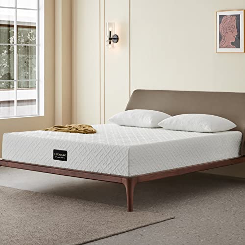 Queen Mattresses,S SECRETLAND Upgrade 12 Inch Gel Memory Foam Mattress in a Box,Comfortable and Breathable Mattress for Sleep Relief,Ultimate Motion Isolation,Fiberglass Free