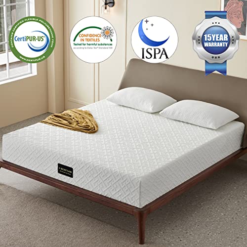 Queen Mattresses,S SECRETLAND Upgrade 12 Inch Gel Memory Foam Mattress in a Box,Comfortable and Breathable Mattress for Sleep Relief,Ultimate Motion Isolation,Fiberglass Free