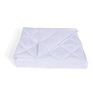 Fairfield Poly-Fil Weighted Blanket Insert 42in x 72in 12lb Bead Filler, white