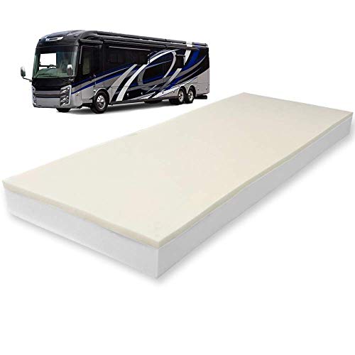 Foamma 6” x 24” x 72” Truck, Camper, RV Memory Foam Bunk Mattress Replacement, Made in USA, Comfortable, Travel Trailer, CertiPUR-US Certified, Cover Not Included