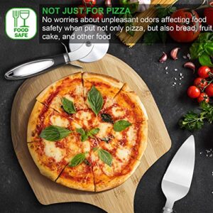 Pizza Peel, Premium Bamboo Pizza Spatula Paddle Cutting Board Handle (Baking Pizza, Bread, Cutting Fruit, Vegetables, Cheese)