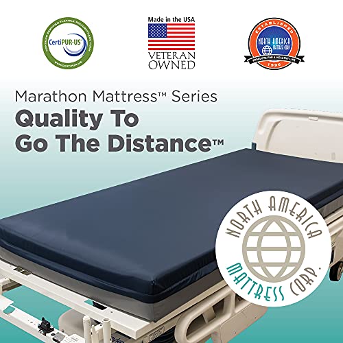 Marathon by NAMC Advanced Care 80" X 36" X 6" Hospital Bed Memory Foam Mattress