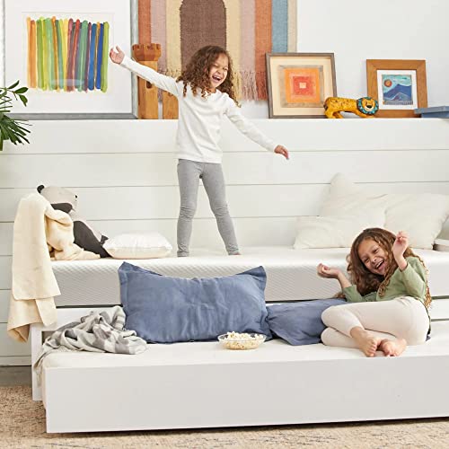 Irvine Home Collection Twin Size 6-Inch, Cooling Gel Memory Foam Mattress, Medium Firm, Cool Sleep and Pressure Relief, CertiPUR-US Certified, Great for Kids, Bunk Beds, Trundles, Campers, Daybeds