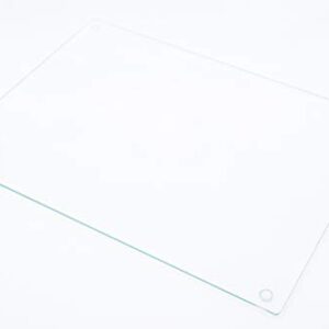 Tempered Glass Cutting Board, Extremely Durable, Long-Standing, Clear Glass, Scratch Resistant, Heat Resistant, Shatterproof, Extra Large 12X16