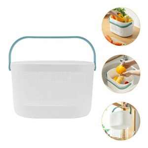 GARVALON 1pc Storage Basket Organizer Baskets for Shelves Towel Storage Basket Storage Baskets for Shelves Plastic Storage Basket Shampoo Conditioner Caddy Shower Caddy Portable Hollow Out