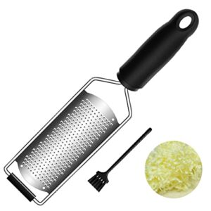 cheese zester grater handheld with handle-lemon citrus zester tool graters for kitchen stainless steel salad spinner cake decorating supplies,perfect kitchen gadgets zucchini nutmeg ginger peeler