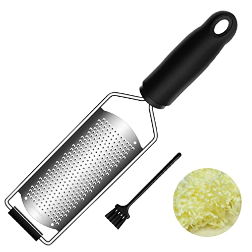 Cheese Zester Grater Handheld with Handle-Lemon Citrus Zester Tool Graters for Kitchen Stainless Steel Salad Spinner Cake Decorating Supplies,Perfect Kitchen Gadgets Zucchini Nutmeg Ginger Peeler