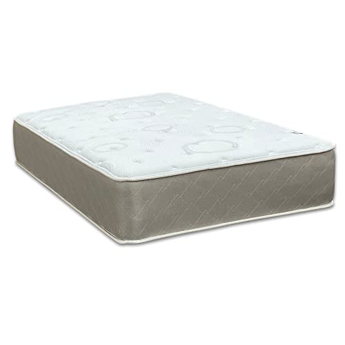 Nutan 14-Inch Firm Double sided Tight Top Innerspring Mattress, Queen, Mink
