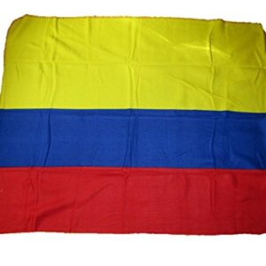 AES Colombia Colombian Flag 50x60 Polar Fleece Blanket Throw