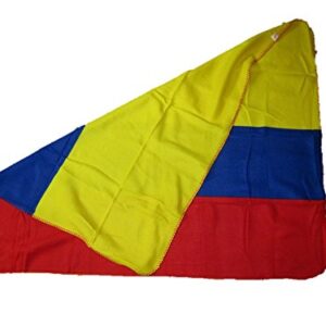 AES Colombia Colombian Flag 50x60 Polar Fleece Blanket Throw