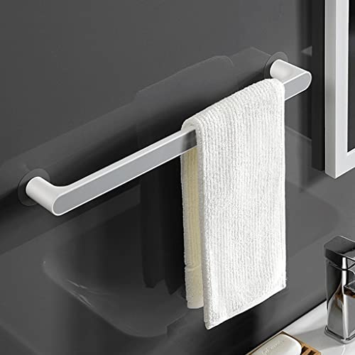 FCMLD Self-Adhesive Towel Holder Rack Wall Mounted Towel Hanger Bathroom Organizer Towel Bar Shelf Bathroom Hook