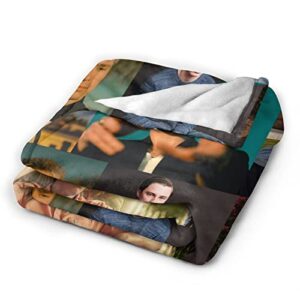 Outer Banks Blanket Super Soft Flannel Throw Drew Starkey Blanket Camping for Bed Sofa Cold Cinema Or Travel 50"X40"