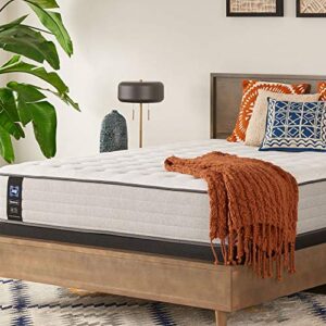 sealy posturepedic 12" spring tight top mattress with cooling air gel foam, firm spring mattress with targeted body support, queen