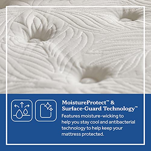 Sealy Posturepedic 12" Spring Tight Top Mattress with Cooling Air Gel Foam, Firm Spring Mattress with Targeted Body Support, Queen