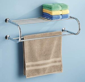whitmor chrome shelf and towel rack