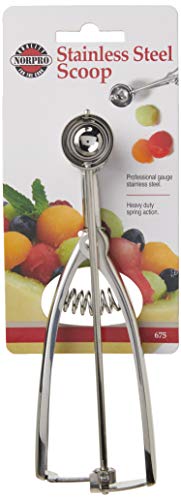 Norpro Stainless Steel Scoop, 25MM (.5 Tablespoon)