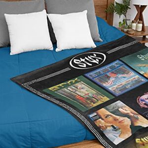 Styx Blanket Album Collection Rock and Roll Music Band Super Soft Fleece Throw Blanket 48" x 60" (122cm x152cm)