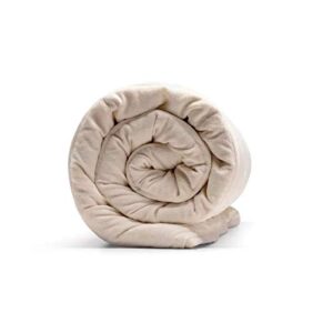 Tranquility 12lb Weighted Throw Blanket, Twin Ivory