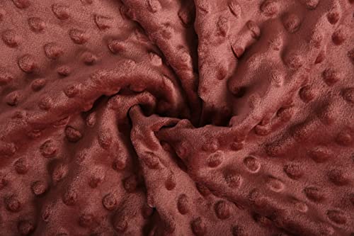 Weighted Blanket Cover 100% Flannel - Cherry Red - 60×80 in