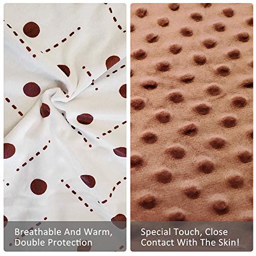 Weighted Blanket Cover 100% Flannel - Cherry Red - 60×80 in