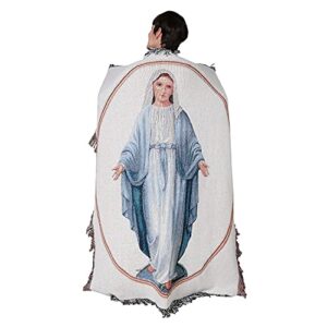 Virgin Mary Tapestry Throw