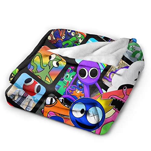 Game Blanket Soft Warm Cartoon Blanket Couch Throw Blankets Bed Blanket for Adults and Kids 4-50"×40"