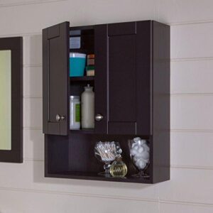 Glacier Bay Over Toilet Storage Cabinet in Espresso