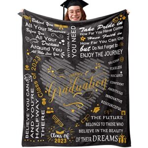 ruifeihan graduation gifts, graduation gifts for her, graduation gifts for him, college graduation gifts for her, 2023 graduation gifts, graduation gifts 2023 high school blanket 50" × 60"