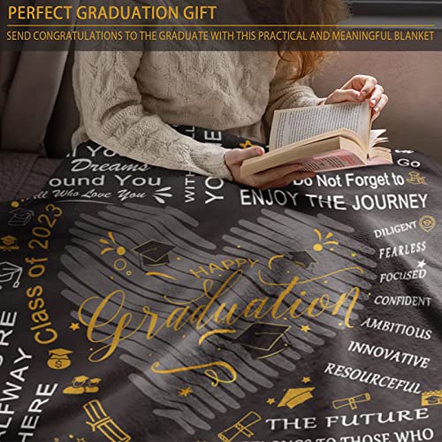 Ruifeihan Graduation Gifts, Graduation Gifts for Her, Graduation Gifts for Him, College Graduation Gifts for Her, 2023 Graduation Gifts, Graduation Gifts 2023 High School Blanket 50" × 60"