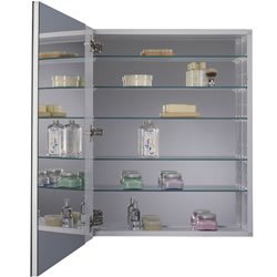 jensen 52wh304dpf metro deluxe oversized medicine cabinet with polished mirror, 24-inch by 30-inch