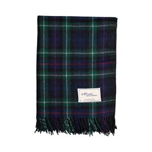 the scotland kilt company border tweeds knee travel rug blanket wool tartan - mackenzie