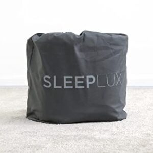 SLEEPLUX Durable Inflatable Air Mattress with Built-in Pump, Pillow and USB Charger, 15" Tall Twin