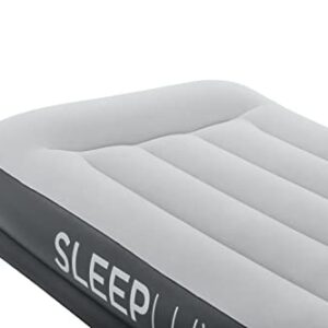 SLEEPLUX Durable Inflatable Air Mattress with Built-in Pump, Pillow and USB Charger, 15" Tall Twin