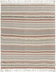 lr home arizona sunset throw blanket, 50" x 60", rust/gray