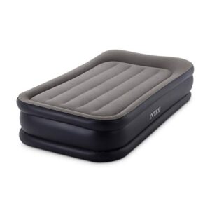 Intex Dura-Beam Series Deluxe Pillow Rest Raised Airbed with Internal Pump & Built-in Pillow, Twin