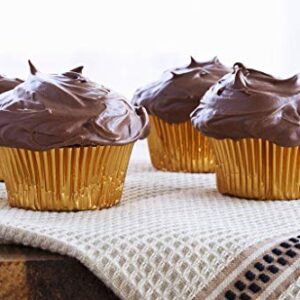 Foil Cupcake Liners Metallic Muffin Paper Cases Baking Cups Gold Sliver Rose Gold Pack of 300