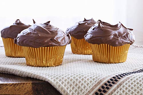 Foil Cupcake Liners Metallic Muffin Paper Cases Baking Cups Gold Sliver Rose Gold Pack of 300